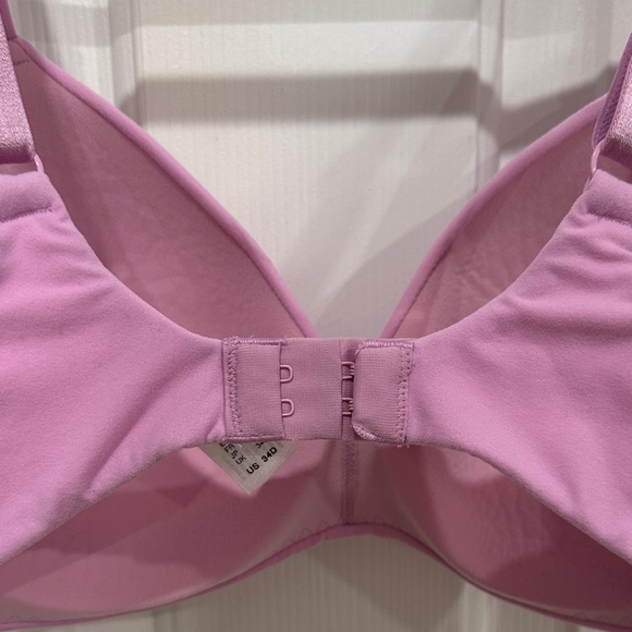 Wacoal, How Perfect Wire Free T-shirt Pink Nectar Foam Cup Bra 34D - Picture 4 of 7